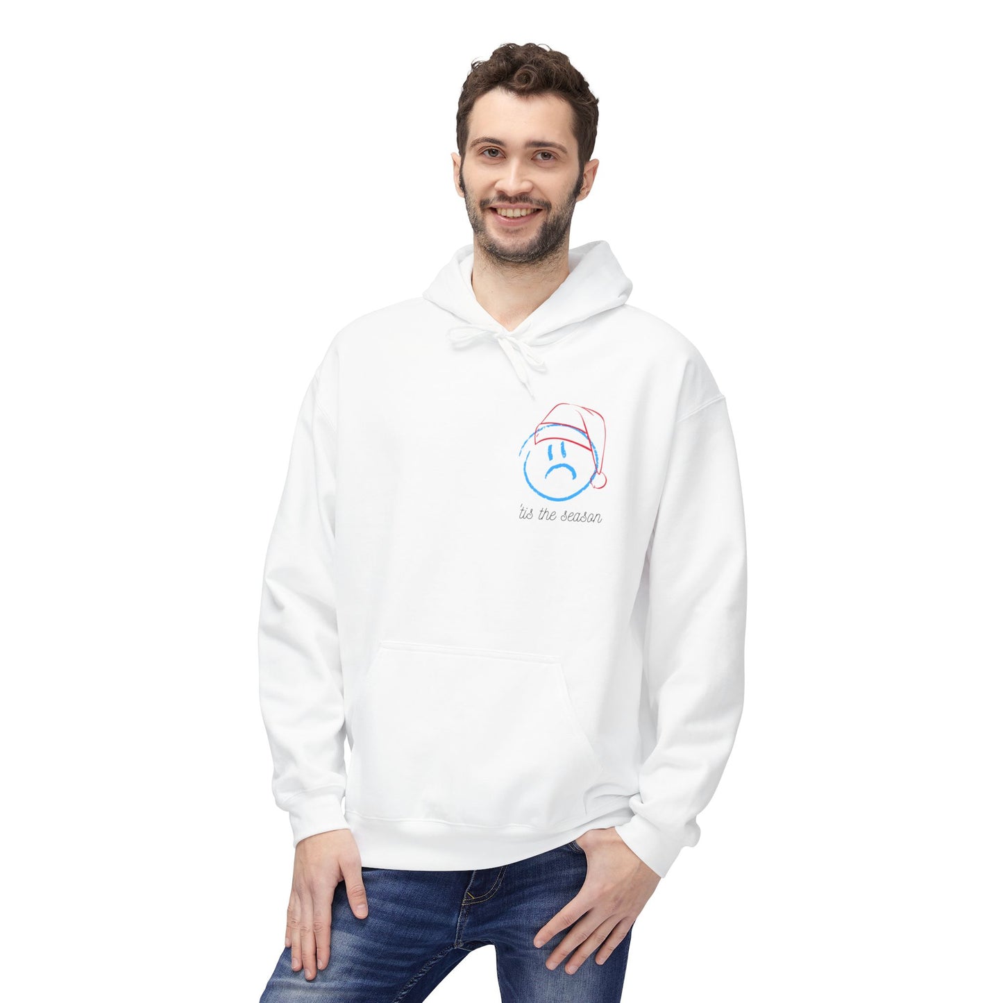 Ho Ho Holiday Depression" Hoodie – Cozy Up with a Dose of Realness
