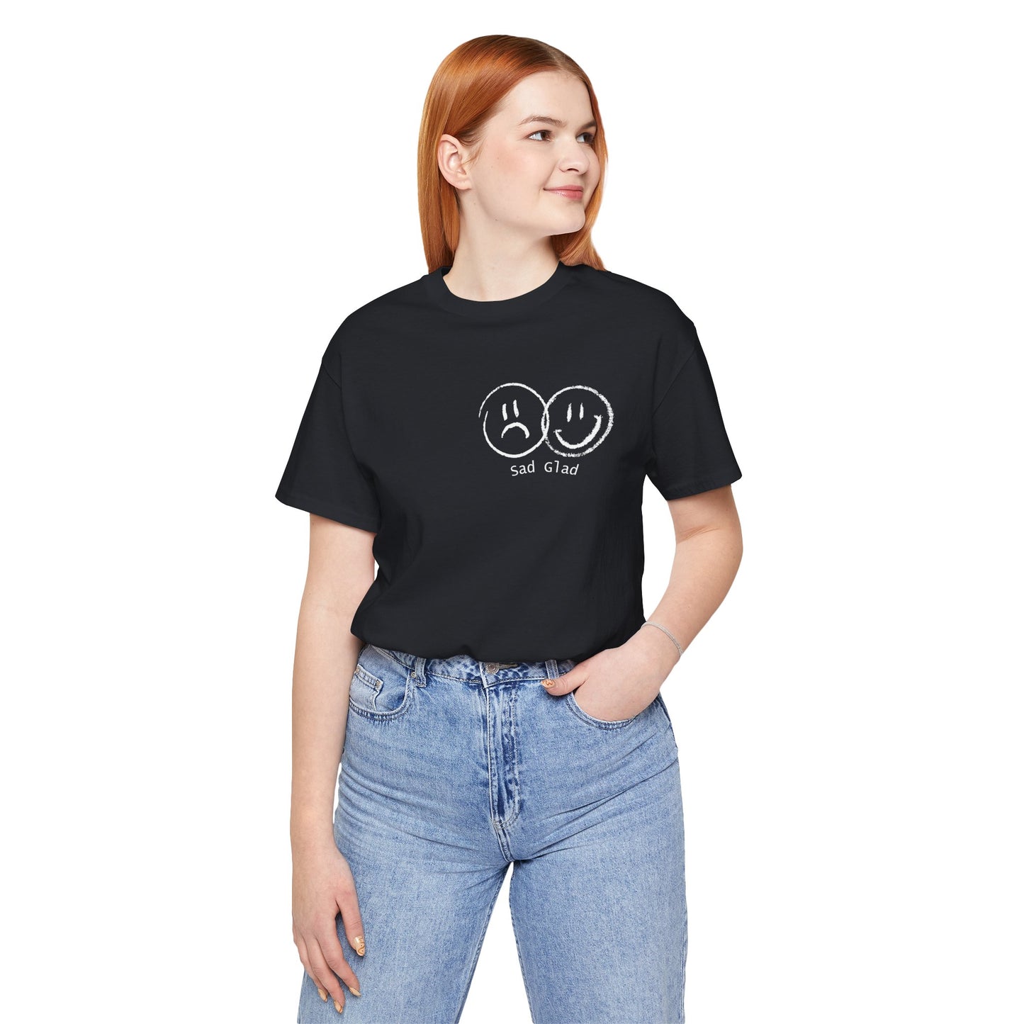Sad Glad Self-Care T-Shirt – Wear Your Balance with Pride