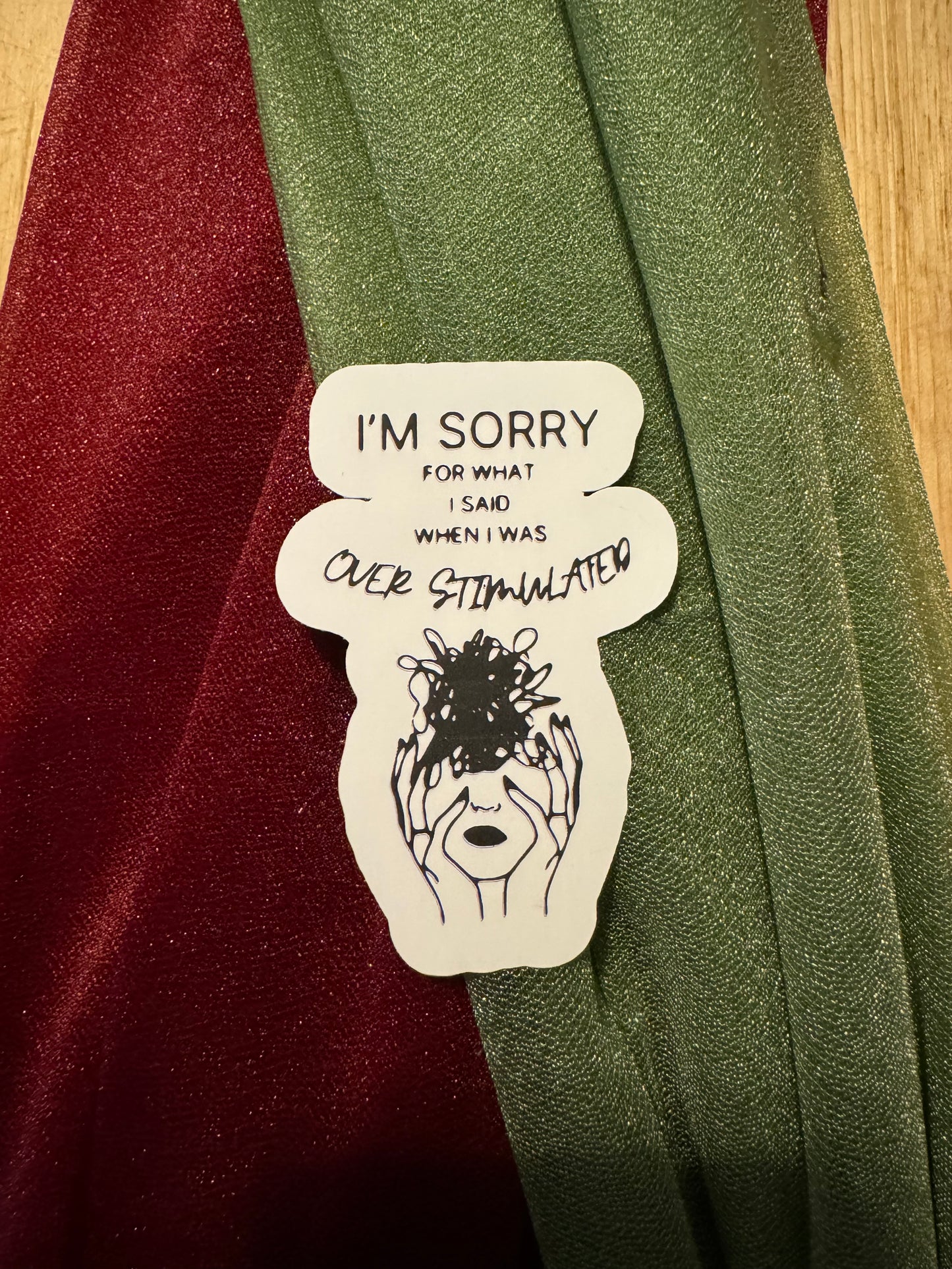 Overstimulated Sticker
