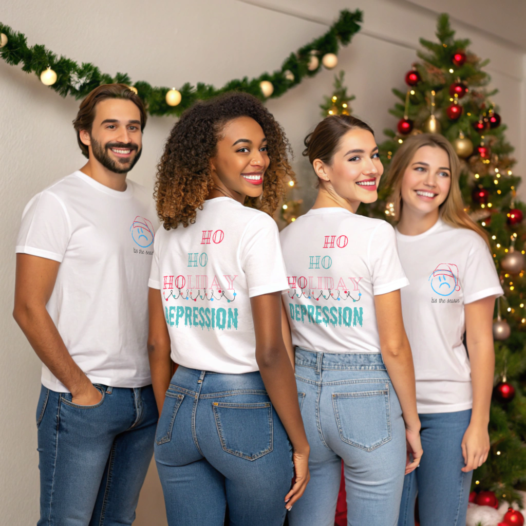 Ho Ho Ho T-shirt - Bringing Light to Mental Health This Season!